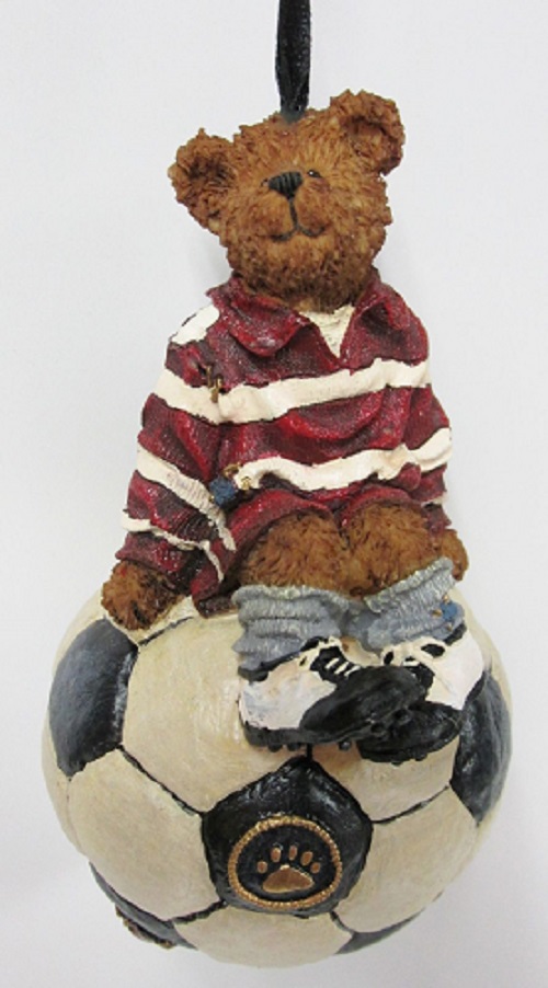 257114 - Boyds Teddy Bear Soccer Player Ornament